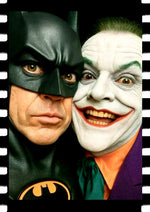 Batman and Joker artwork printed on MDF wall poster
