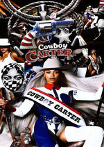 Beyonce Cowboy Carter artwork printed on MDF wall poster