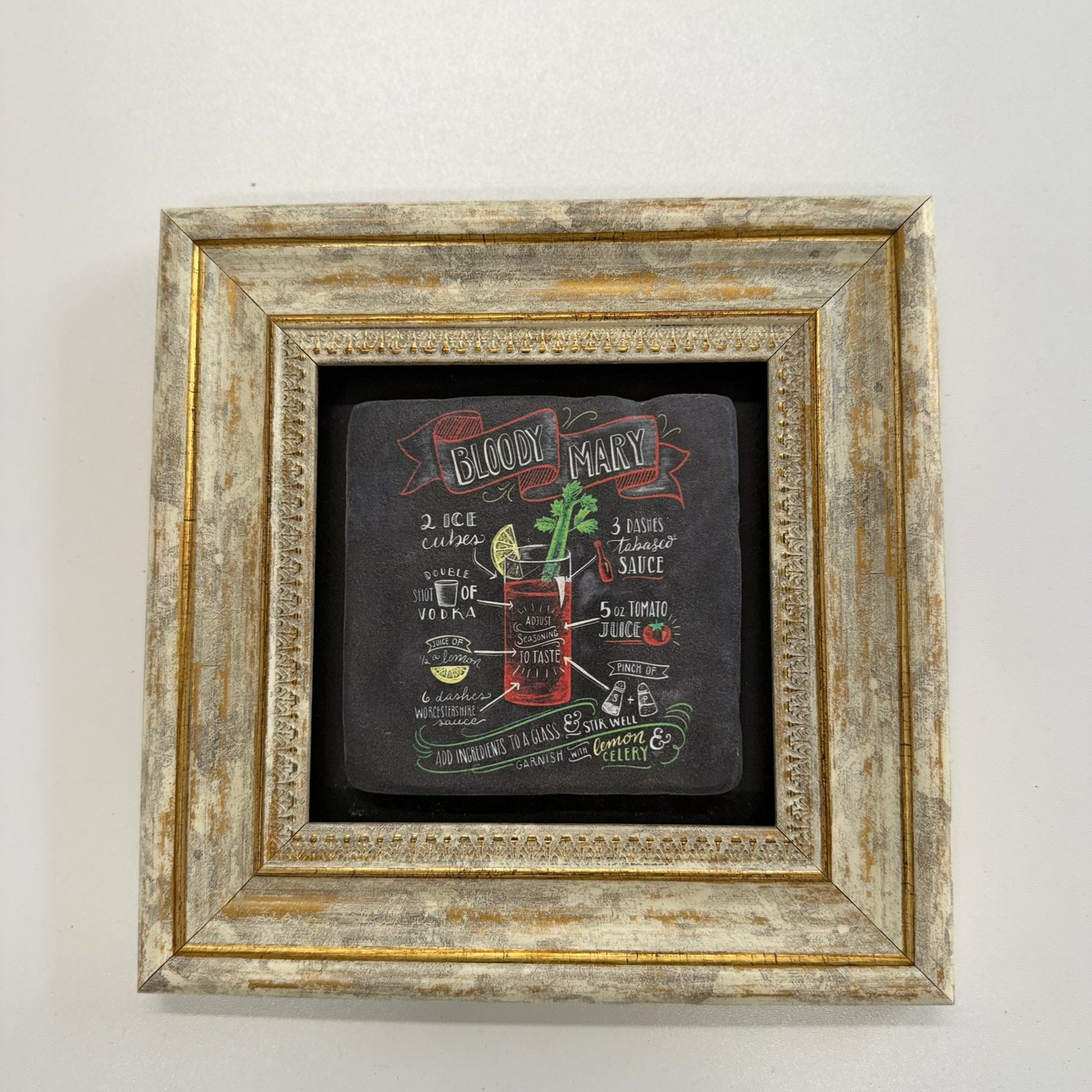 Variant Mapping v4 | bloody-mary-natural-travertine-stone-coaster | with Gold Frame | sha256:e0cf76bd5386
