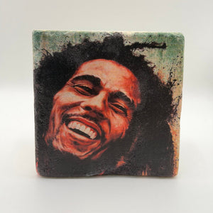 Bob Marley Stone Coaster
