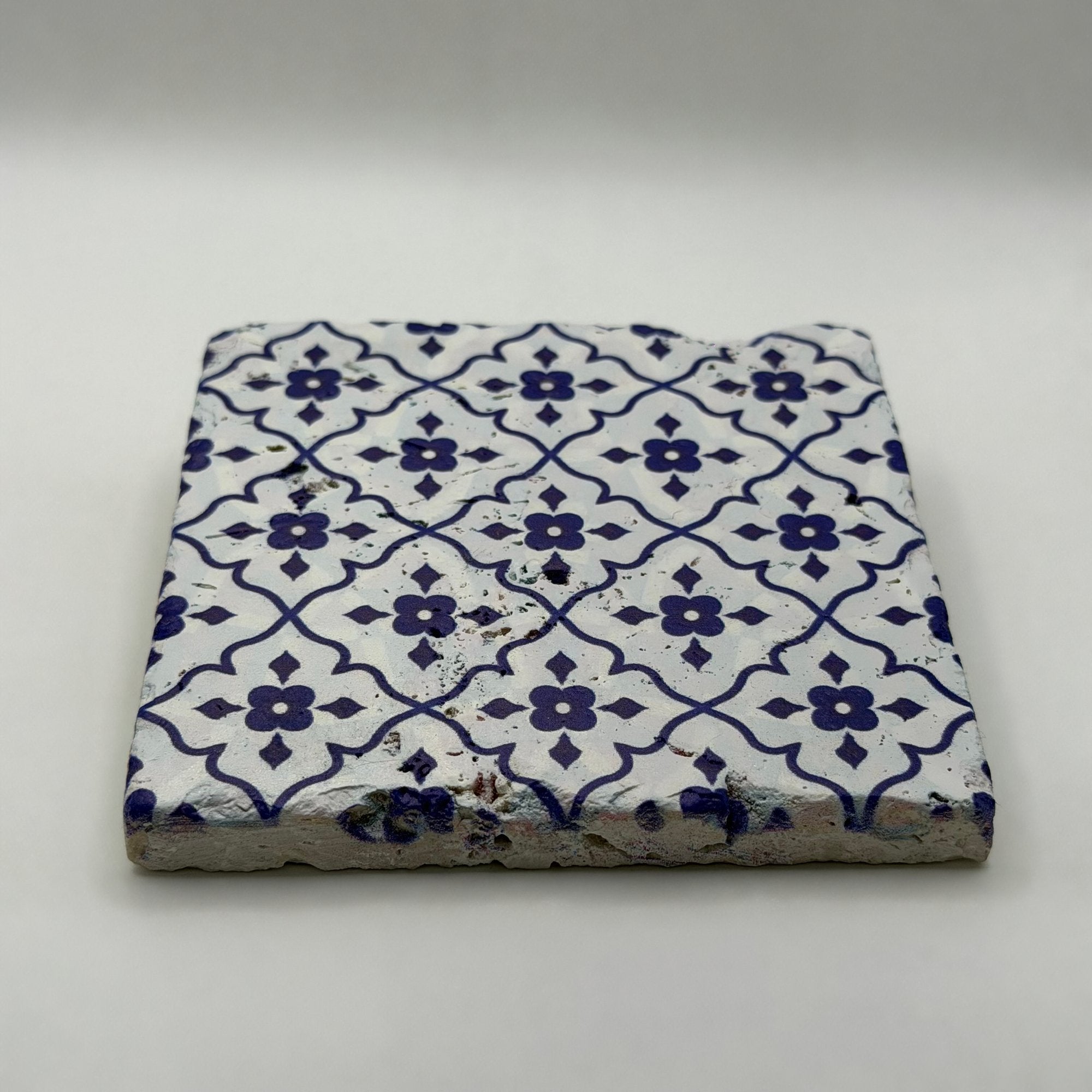 Ethnic Boho Natural Stone Coaster