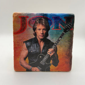 Bon Jovi Stone Coaster