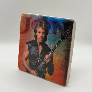 Bon Jovi Stone Coaster