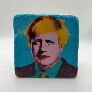 Boris Johnson Stone Coaster