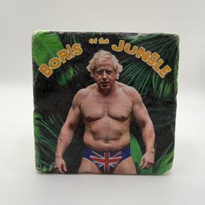 Boris in the Jungle Stone Coaster