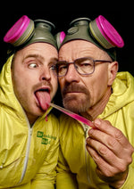 Breaking Bad Jesse Pinkman & Ryan White artwork printed on MDF wall poster