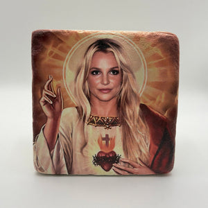 Britney Spears Pop Art Stone Coaster