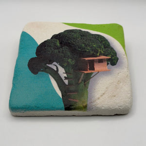 Broccoli Stone Coaster