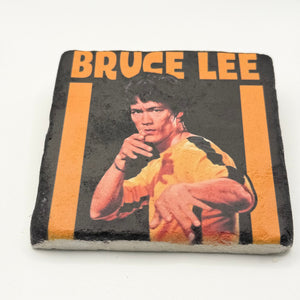 Bruce Lee Black Game of Death Stone Coaster 3