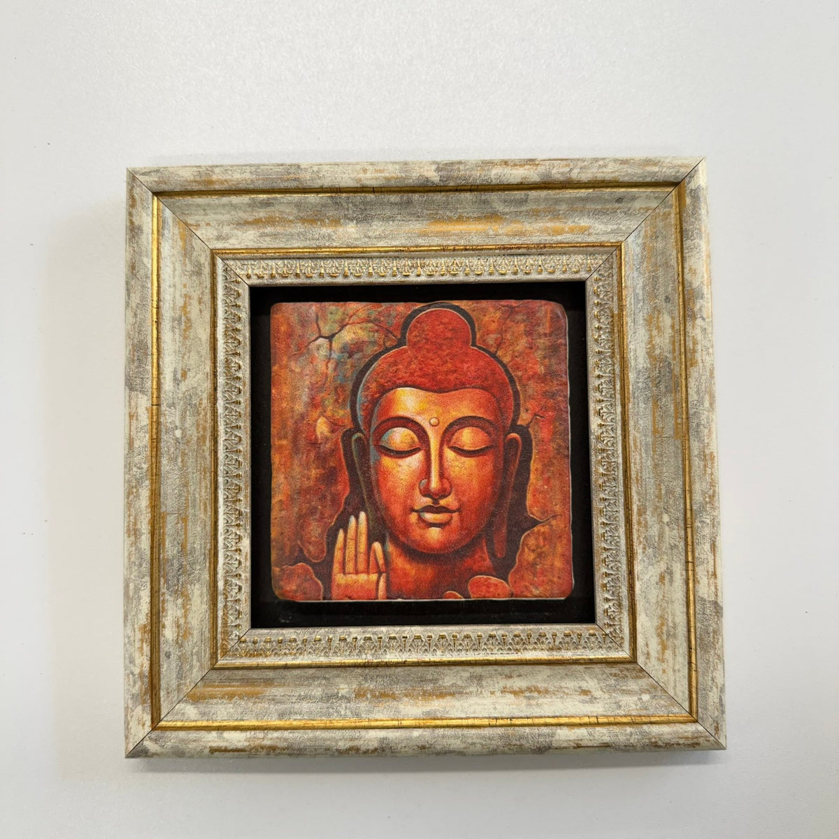 Variant Mapping v4 | buddha-painting-natural-stone-coaster | with Gold Frame | sha256:d2697dd3a9d6
