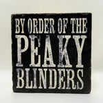 By Order Of The Peaky Blinders Natural Travertine Stone Hotpad artwork