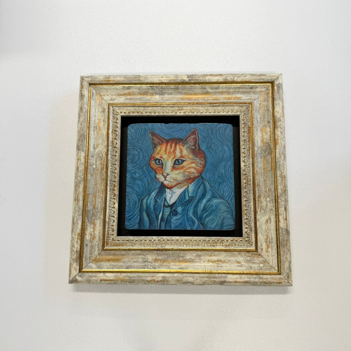 Variant Mapping v4 | cat-van-gogh-natural-stone-coaster | with Gold Frame | sha256:d8b939fdaf32