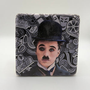 Charlie Chaplin Stone Coaster
