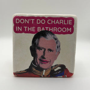 Prince Charles Royal Family Stone Coaster