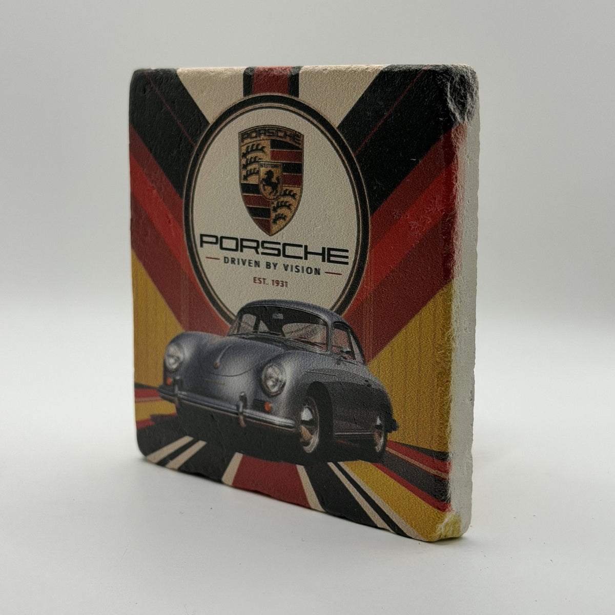 Classic Ferrari Daytona Natural Travertine Stone Coaster 3