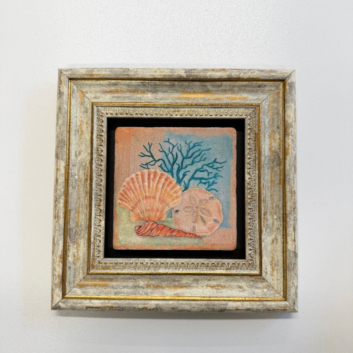 Variant Mapping v4 | coastal-seashell-natural-stone-coaster | with Gold Frame | sha256:3017b45849ee
