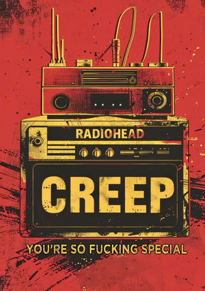 'You're So Fucking Special' slogan artwork printed on MDF wall poster