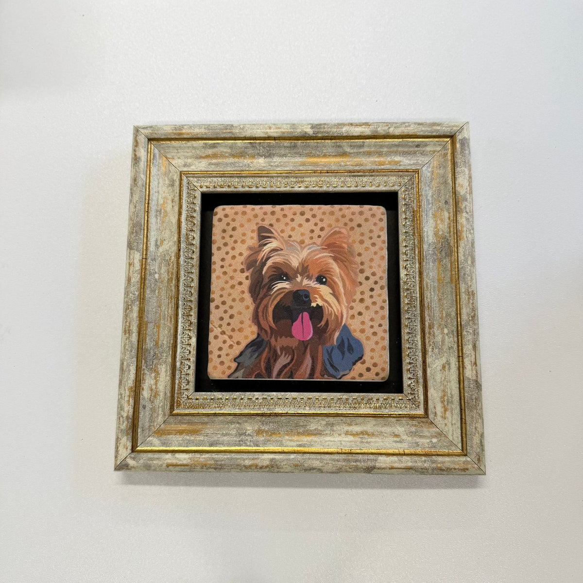 Variant Mapping v4 | cute-yorkshire-terrier-stone-coaster | with Gold Frame | sha256:b1a66c2058ec