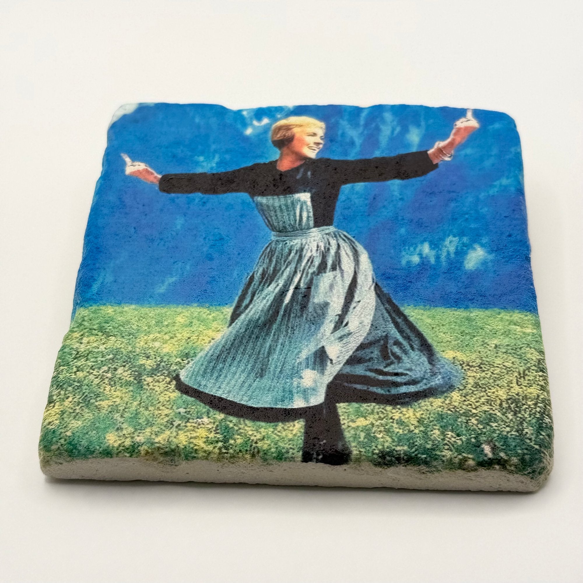 Dancing Nun Art Stone Coaster