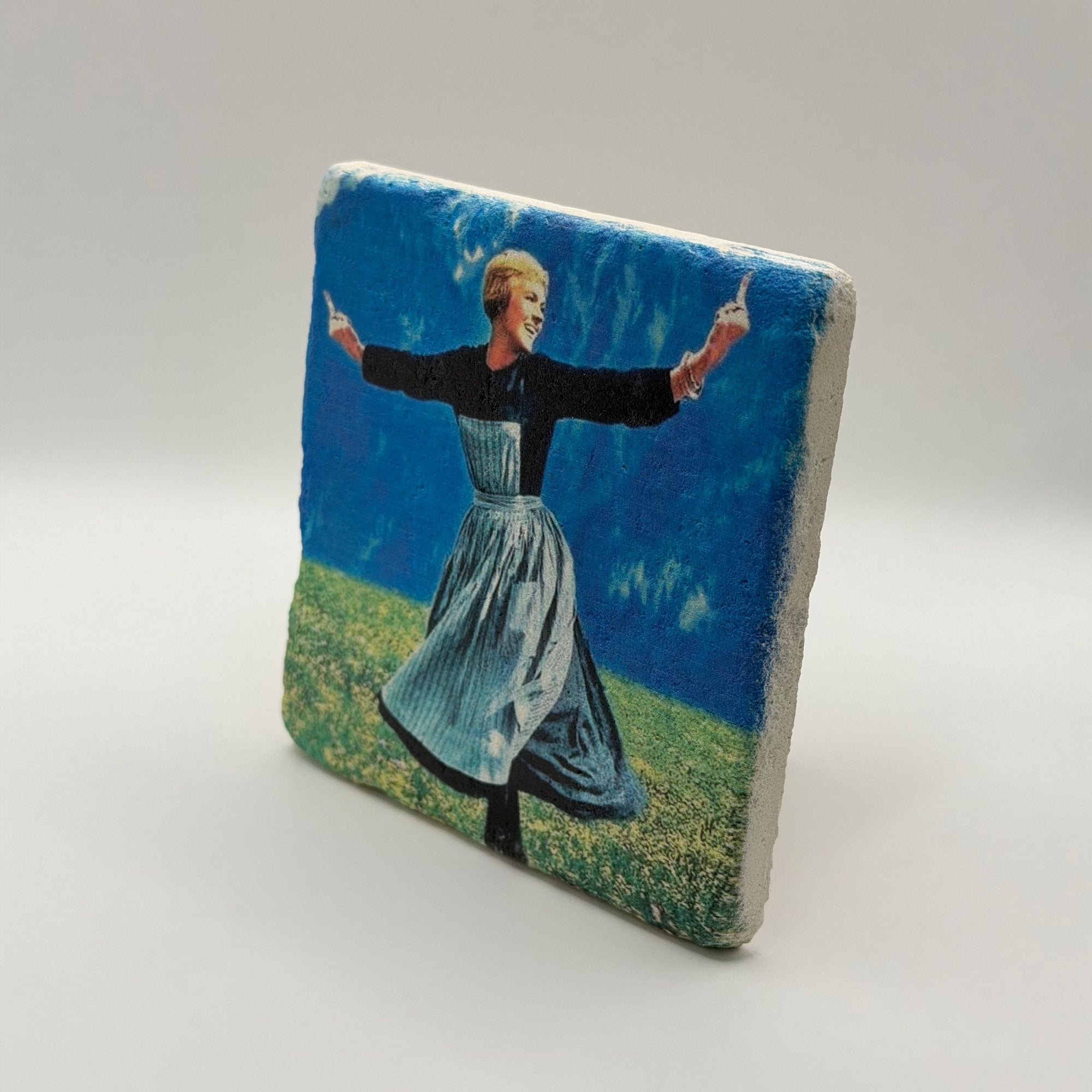 Dancing Nun Art Stone Coaster