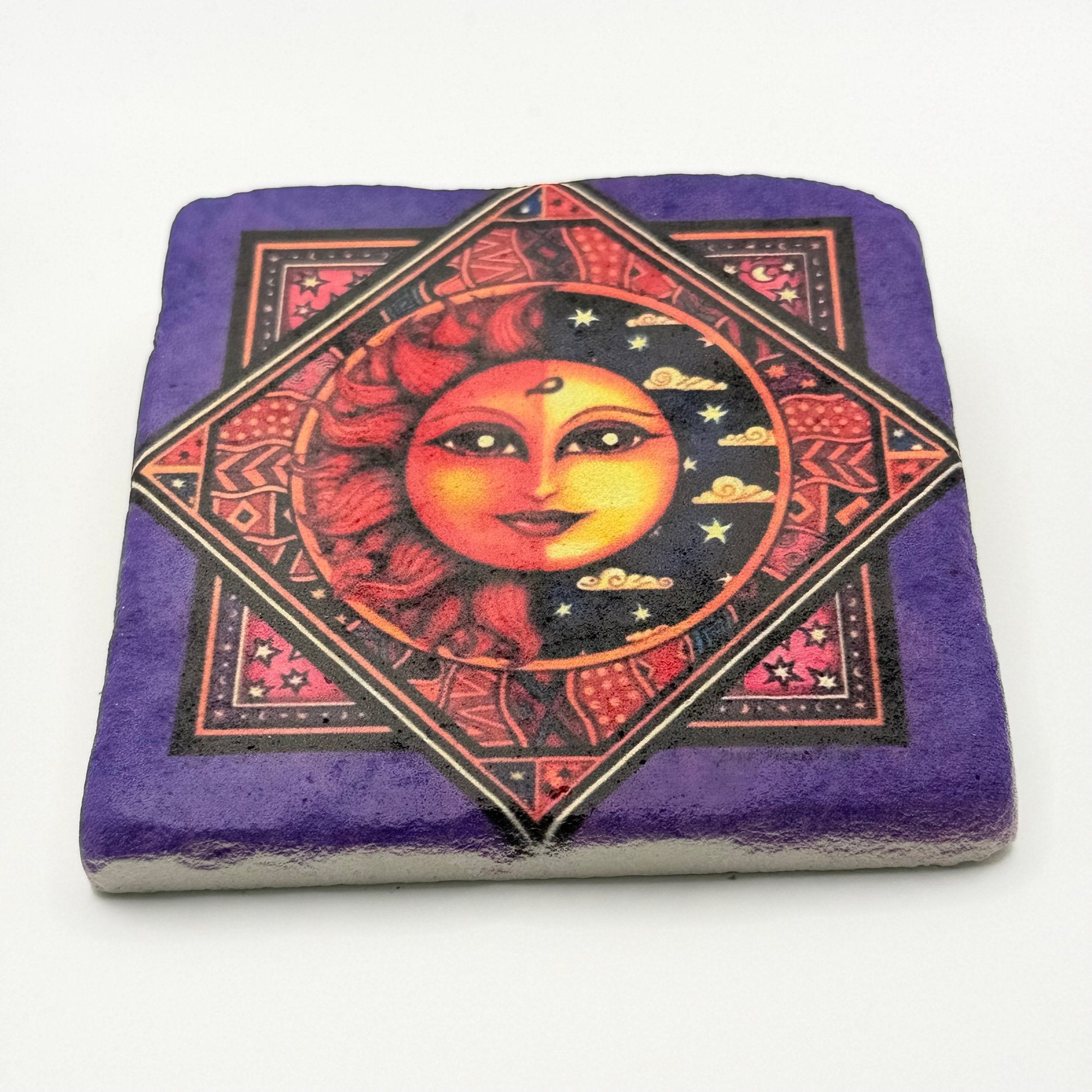 Daybreak Natural Travertine Stone Coaster