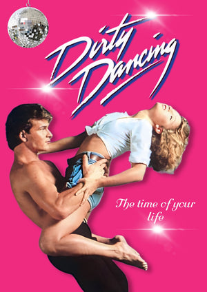 Dirty Dancing movie theatre artwork printed on MDF wall poster