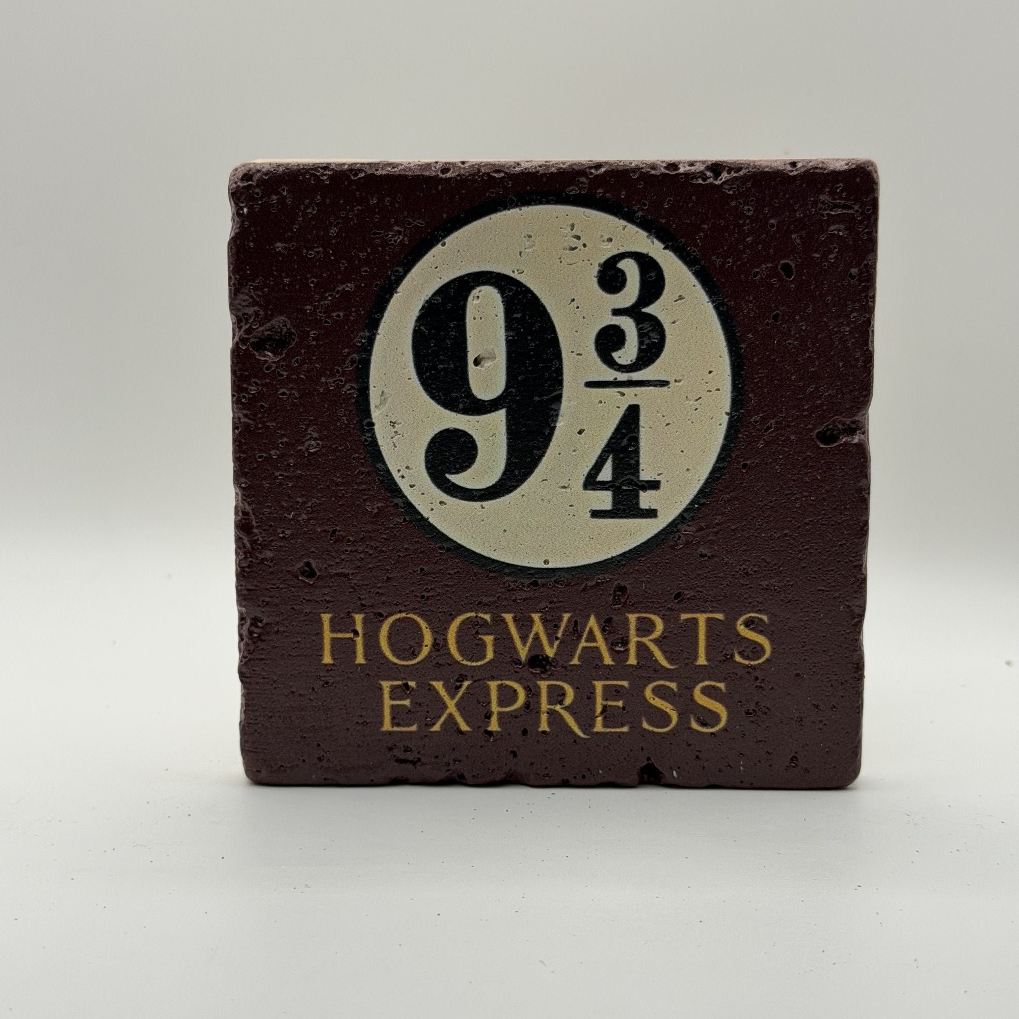 Dont Make Me Use My Wand Natural Travertine Stone Coaster artwork