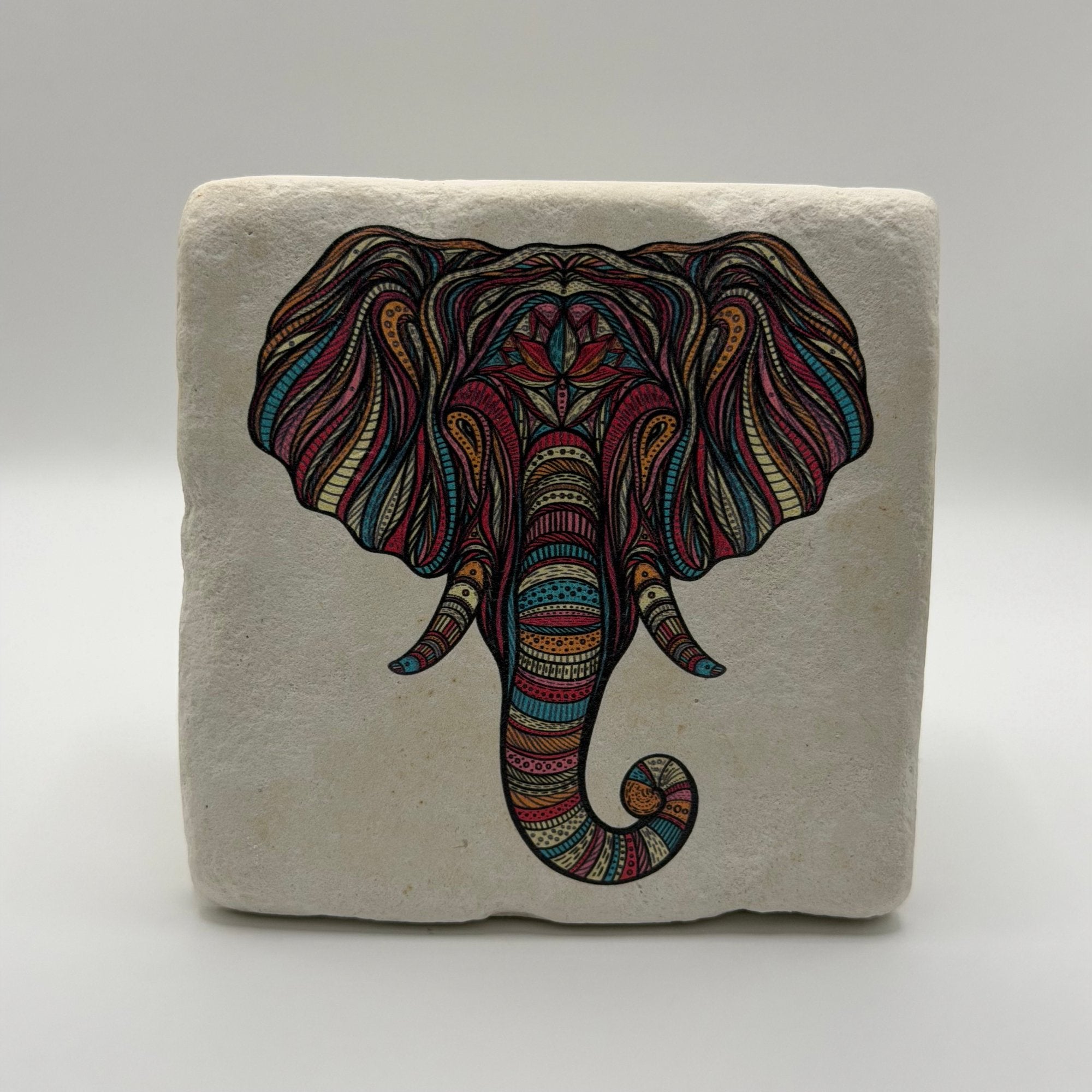 Cute Elephant Stone Coaster