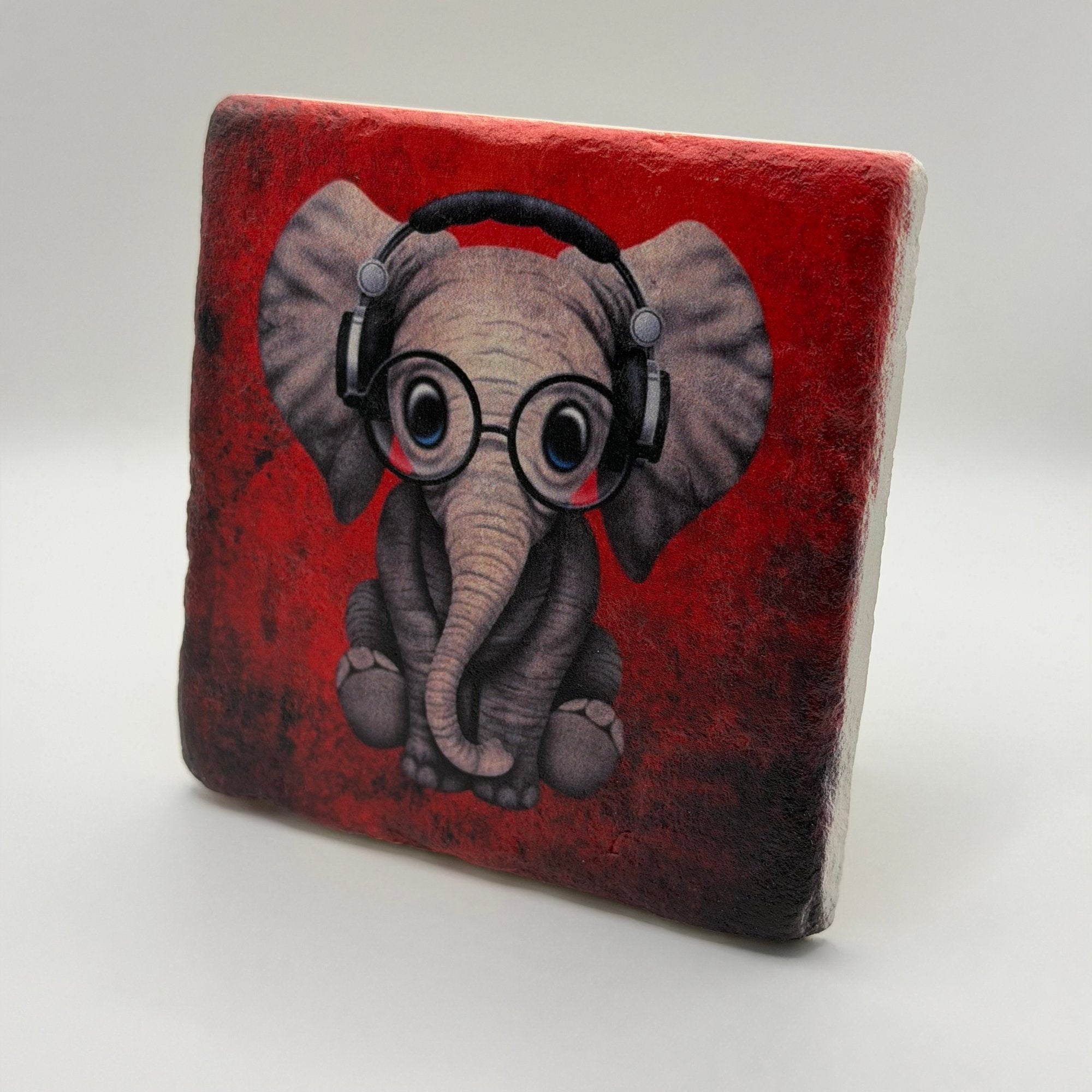 Elephant Music Stone Coaster