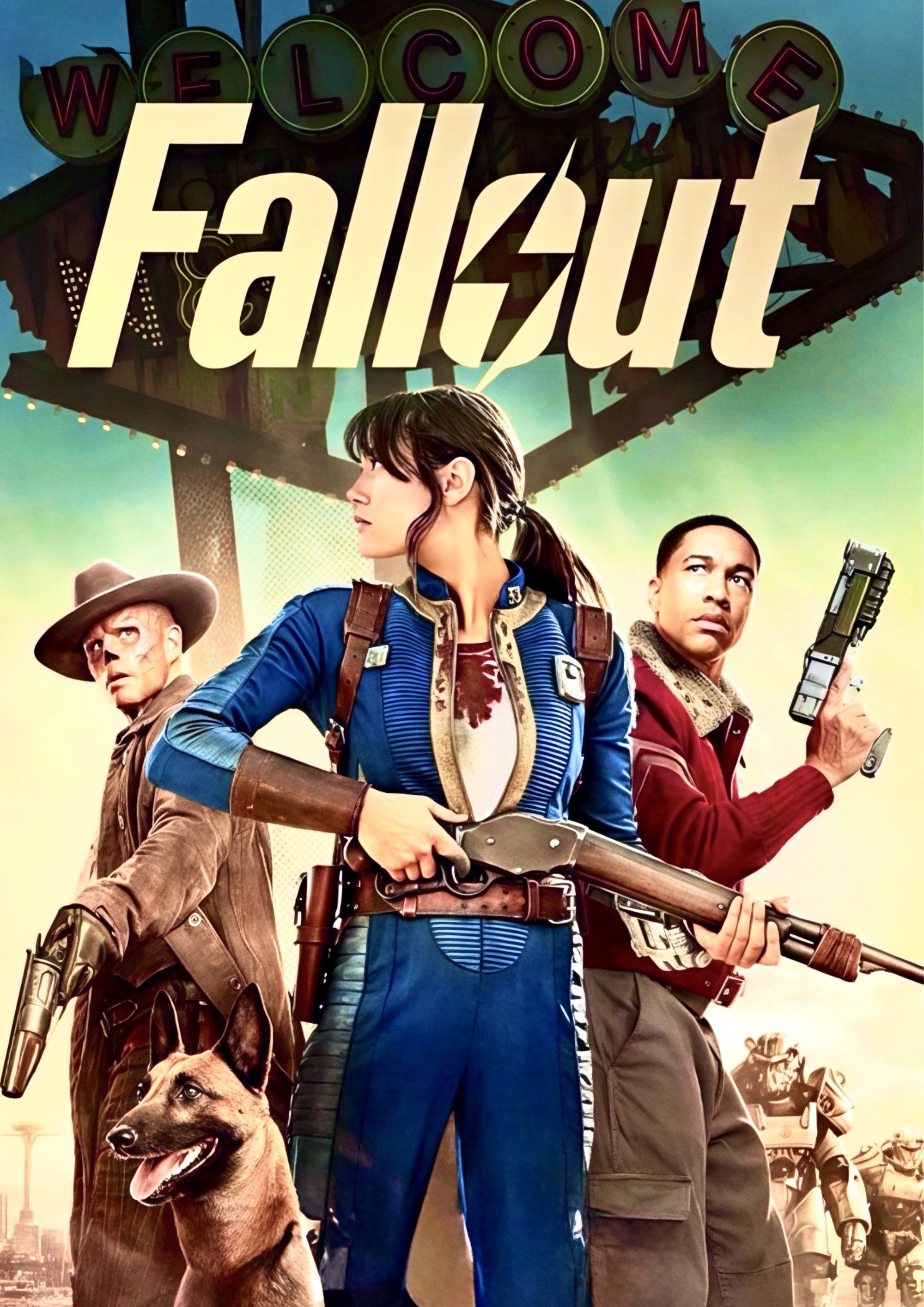 Fallout TV series artwork printed on MDF wall poster