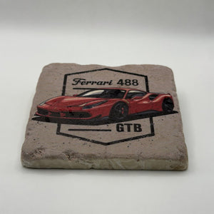 Ferrari 488 Stone Coaster