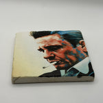 Fight Club Natural Travertine Stone Coaster artwork