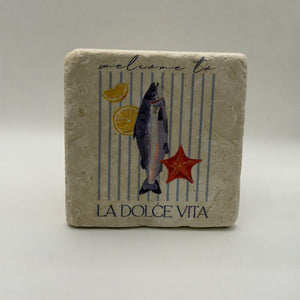 Fish Stone Coaster