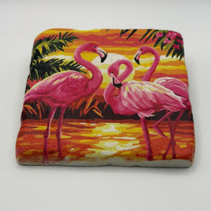 Flamingo Stone Coaster
