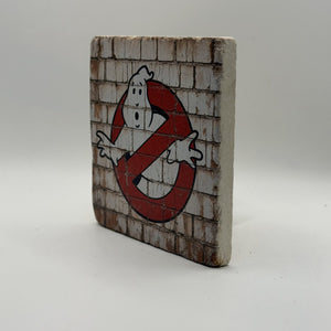 Free At Last Pop Art Natural Travertine Stone Coaster artwork