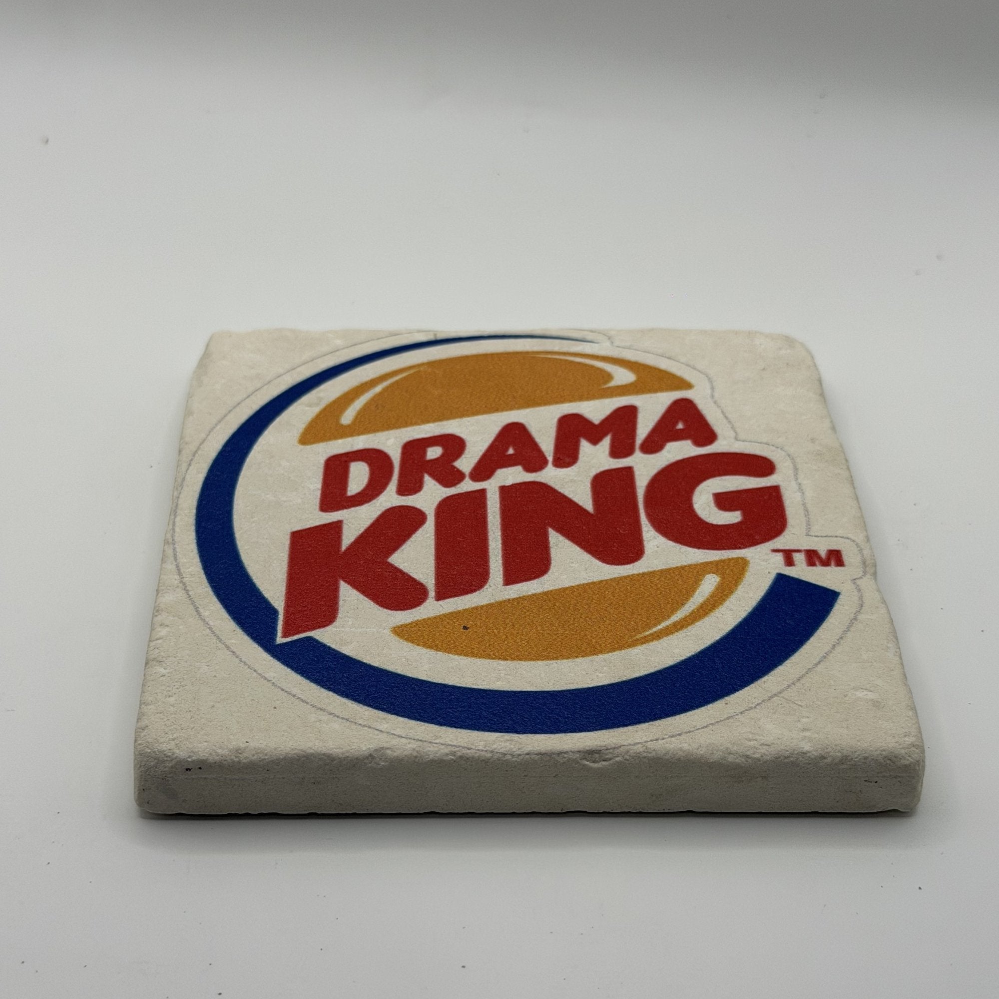 Fuck It Tried Natural Travertine Stone Coaster artwork