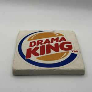 Fuck It Tried Natural Travertine Stone Coaster artwork