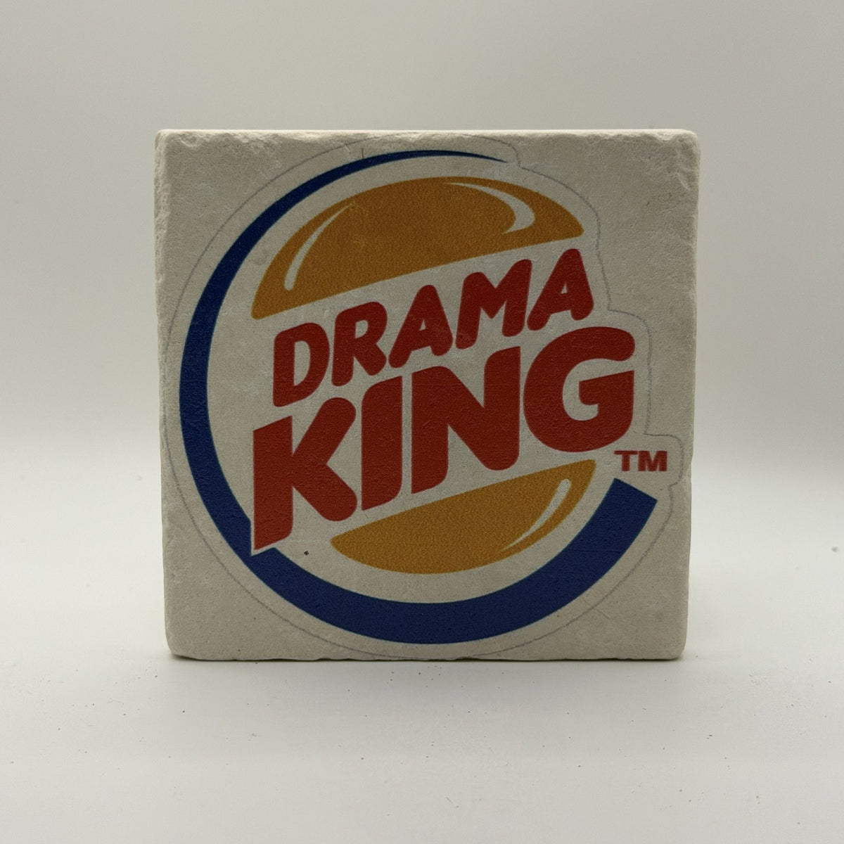 Fuck It Tried Natural Travertine Stone Coaster artwork