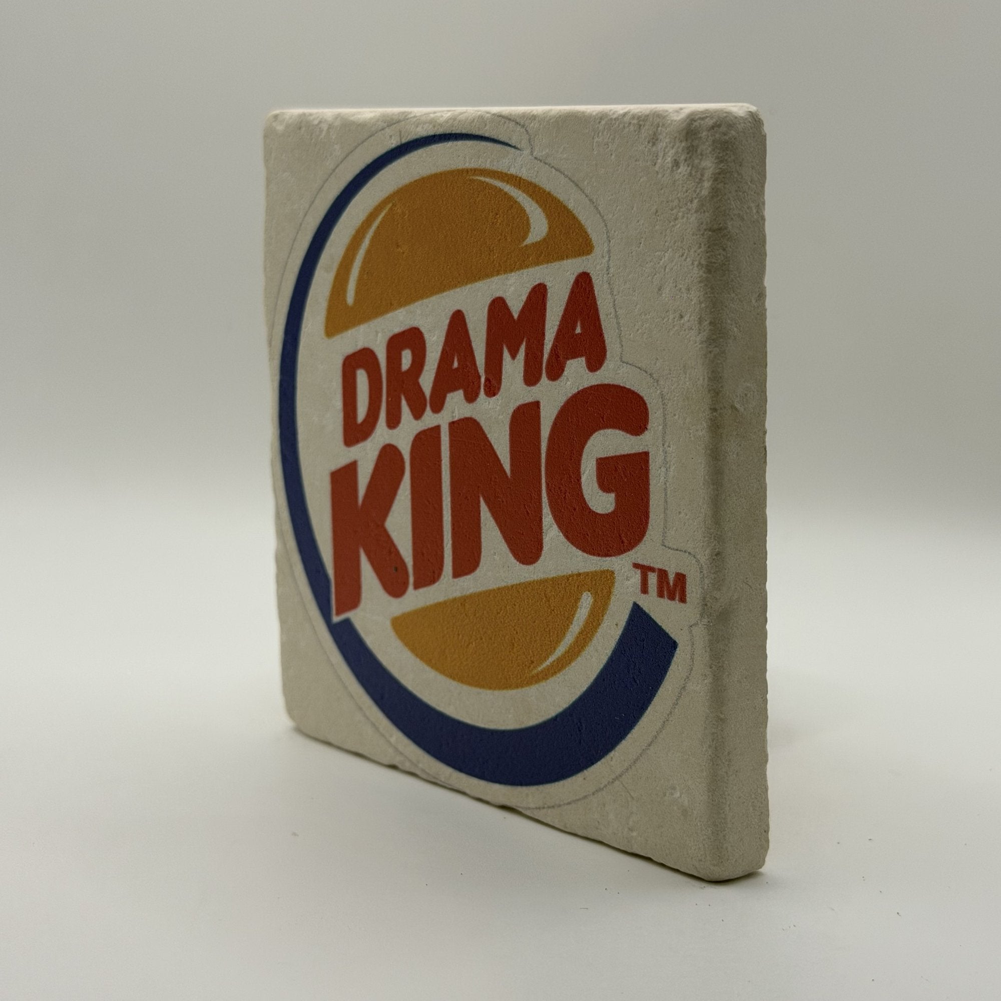 Fuck It Tried Natural Travertine Stone Coaster artwork