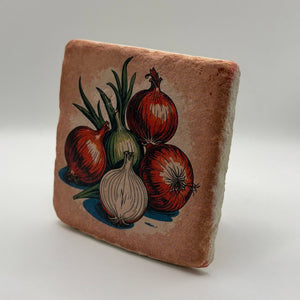 Garlic Stone Coaster