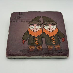 Gemini Stone Coaster
