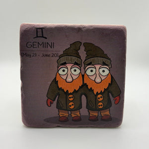 Gemini Stone Coaster