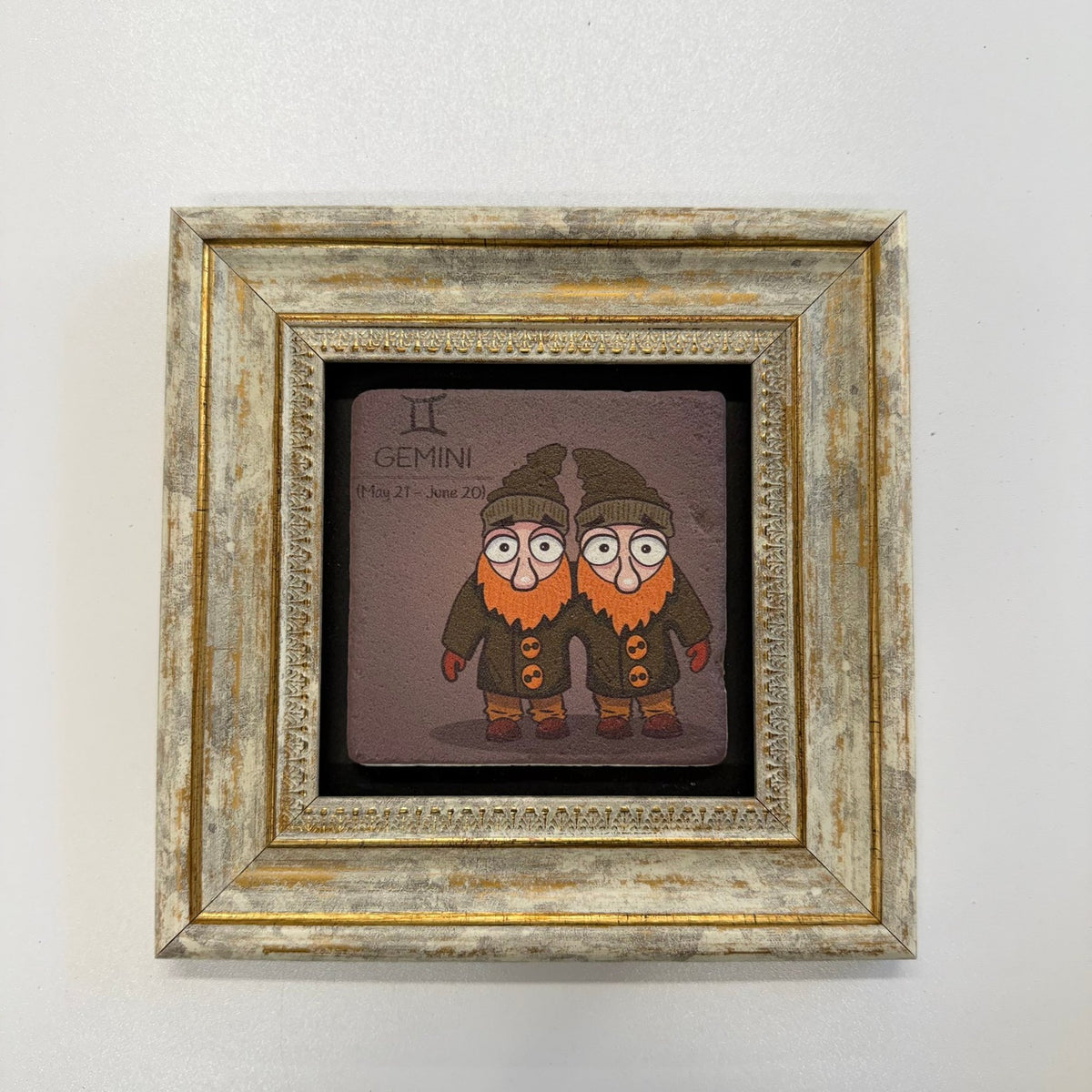 Variant Mapping v4 | gemma-gemini-natural-travertine-stone-coaster | with Gold Frame | sha256:068667da4a74