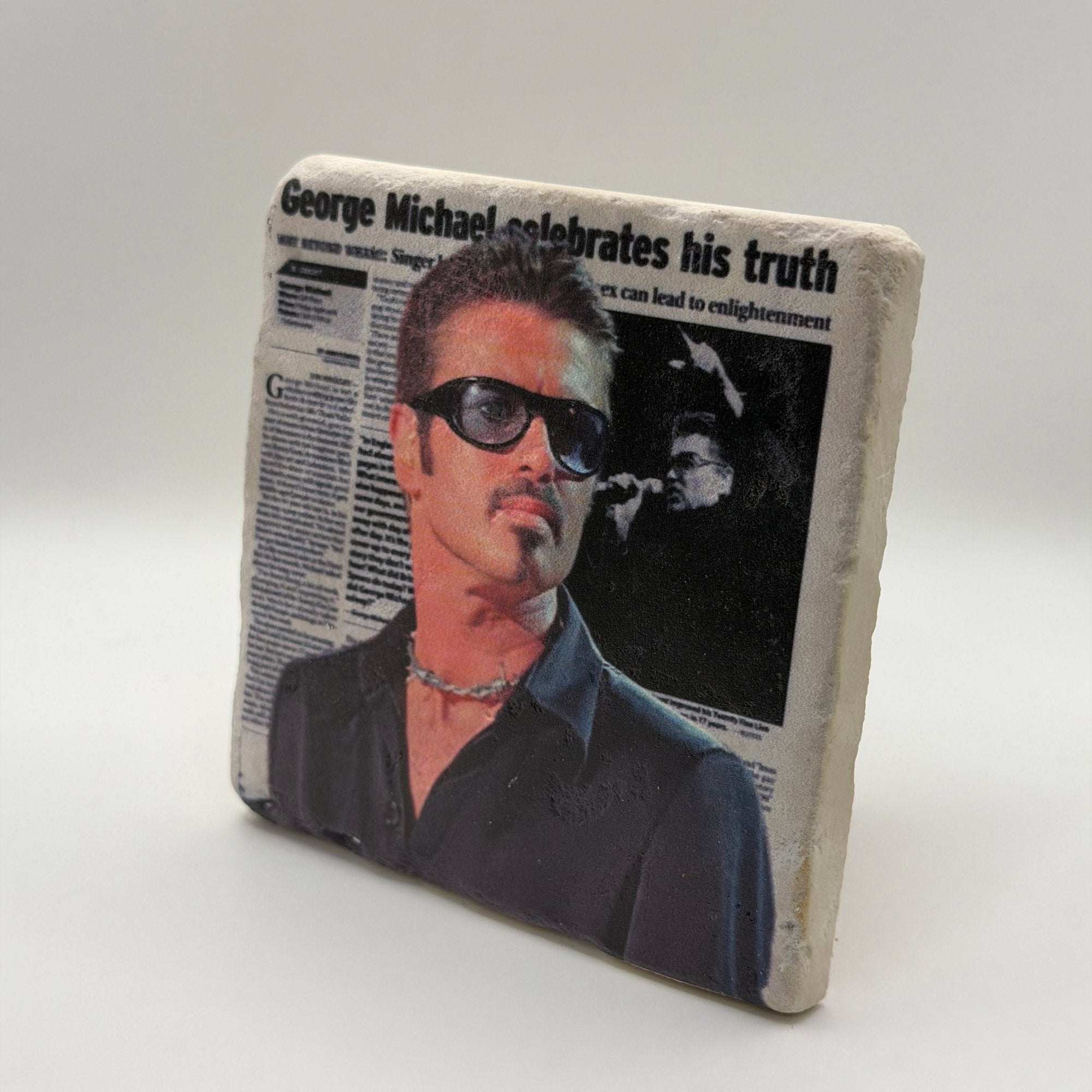 George Michael Stone Coaster