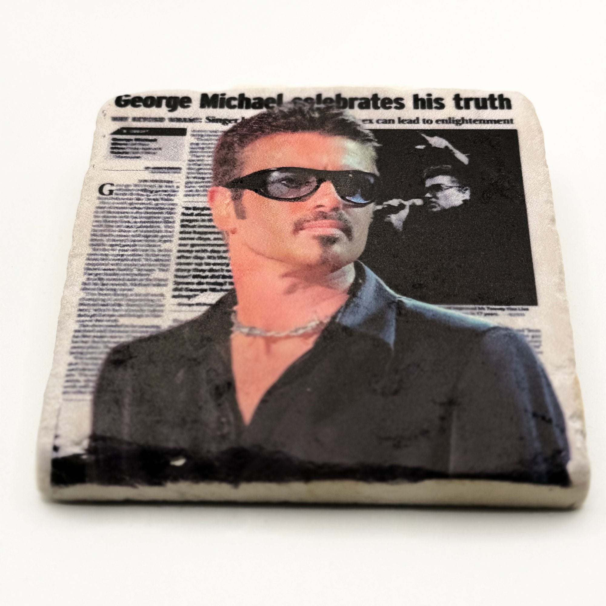 George Michael Stone Coaster