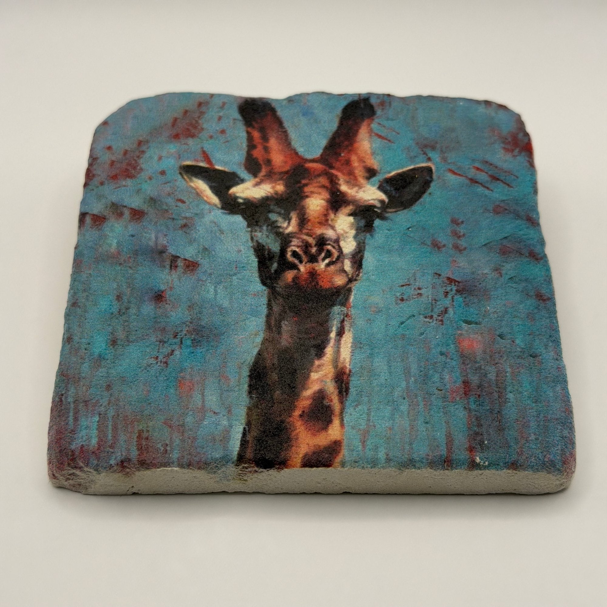 Cute Giraffe Stone Coaster