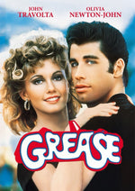 Vintage-style Grease movie poster artwork printed on MDF wall poster