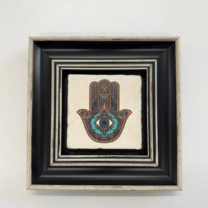 Variant Media V2 | hamsa-hand-natural-travertine-stone-coaster-2 | black | variant_main | sha256:bd580cb3085f