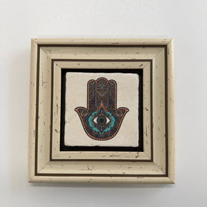Variant Media V2 | hamsa-hand-natural-travertine-stone-coaster-2 | white | variant_main | sha256:b4afde6bf045
