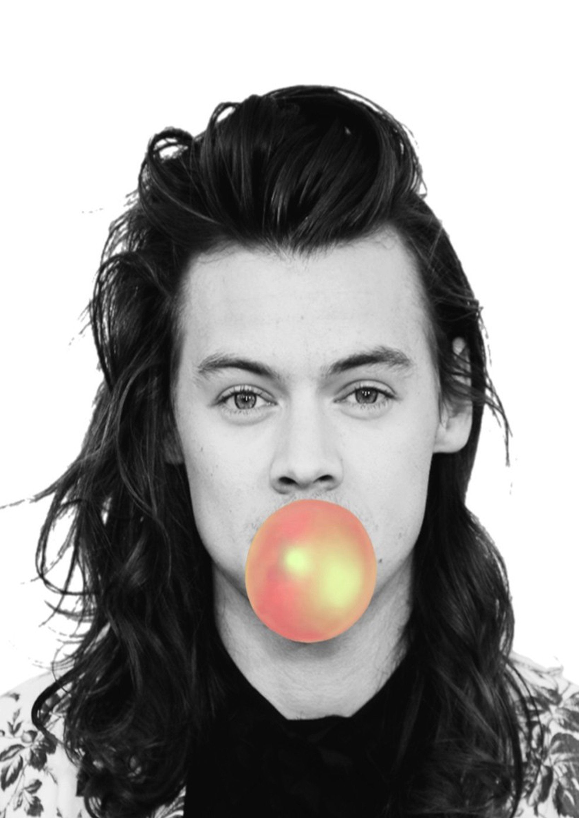 Harry Styles Bubblegum artwork printed on MDF wall poster